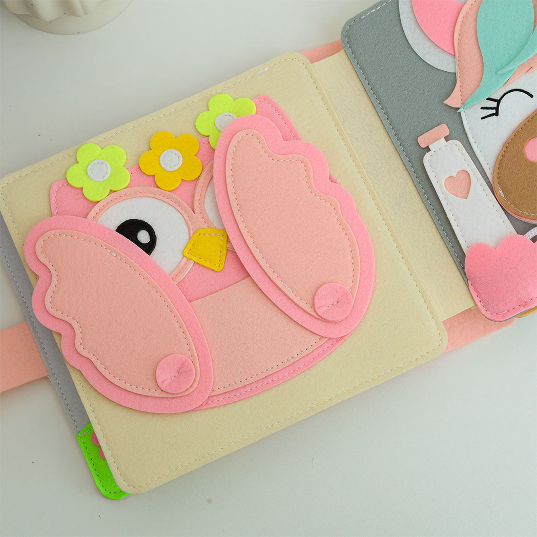 Snugibo™ - Berry Blossom Personalized Quiet Book