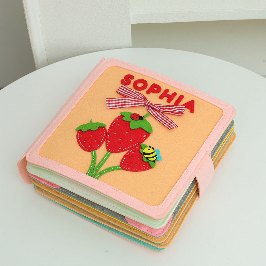 Snugibo™ - Berry Blossom Personalized Quiet Book