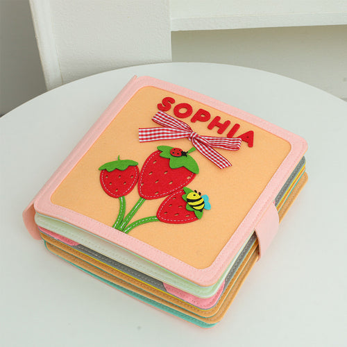 Snugibo™ - Berry Blossom Personalized Quiet Book